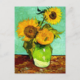 Cartão Postal Girassóis de Van Gogh (3)