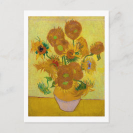 Cartão Postal Girassóis, Vincent van Gogh, 1889