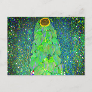 Cartão Postal Girassol de Gustav Klimt