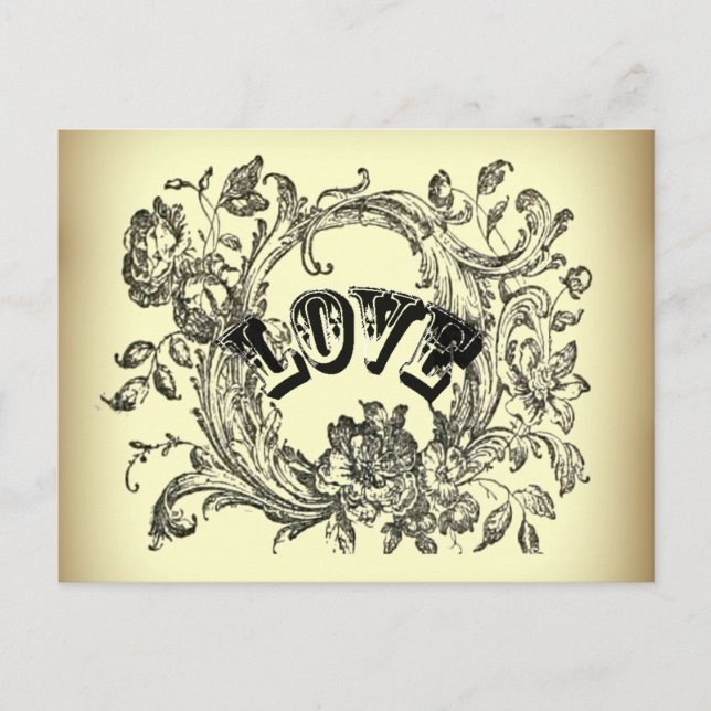 Cartão Postal girino girino cor pastel victoriano (Frente)