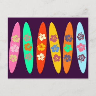 Cartão Postal Girlie Flowed Surfboards