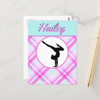 Girls Gymnastics Pastel Pinks e Teals