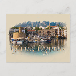 Cartão Postal Girne Chipre: Porto