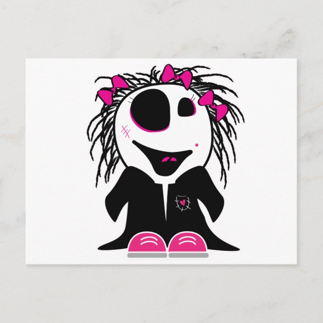 Cartão Postal giro zombie giro (Frente)