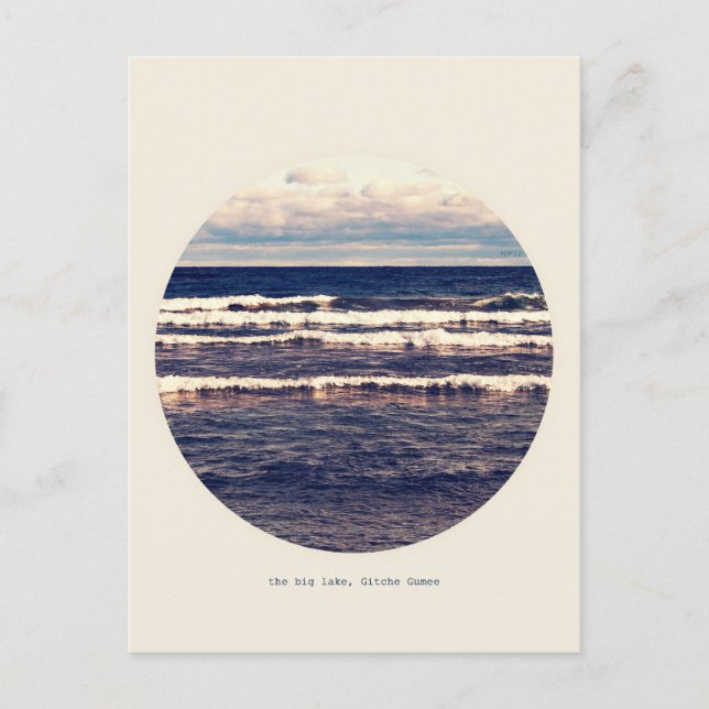Cartão Postal Gitche Gumee (Frente)