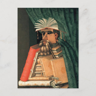 Cartão Postal Giuseppe Arcimboldo - O Bibliotecário