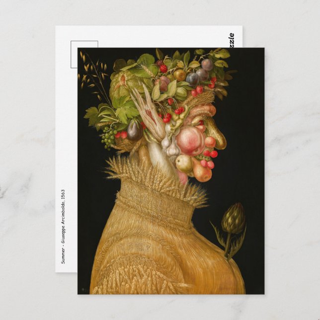 Cartão Postal Giuseppe Arcimboldo - Verão (Frente/Verso)