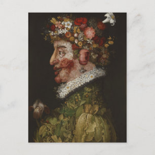 Cartão Postal Giuseppe Arcimboldo's La Primavera (1563)