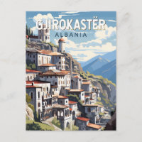 Gjirokaster Albânia Viagem Arte Vintage