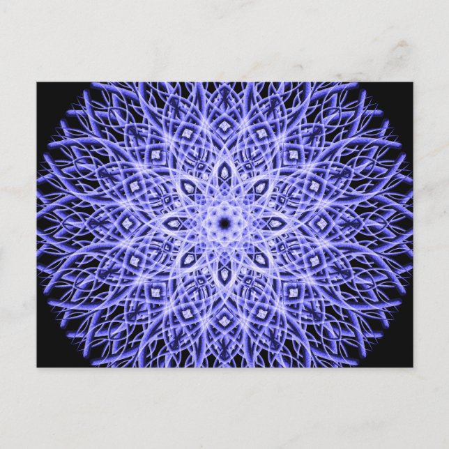Cartão Postal Glacial Mandala (Frente)