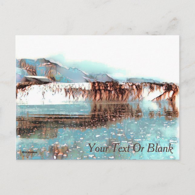 Cartão Postal Glaciar do Mar (Frente)