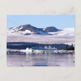 Cartão Postal Glaciar em Svalbard
