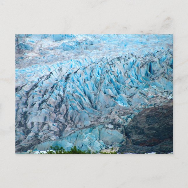 Cartão Postal Glaciar no Alasca (Frente)