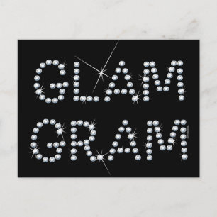 Cartão Postal Glam Gram