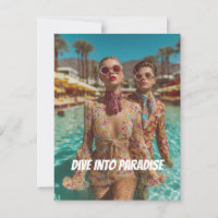 Glam Tropical Piscina Party Vibes