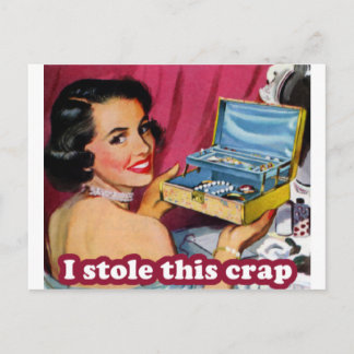Cartão Postal Glamour Cleptomania