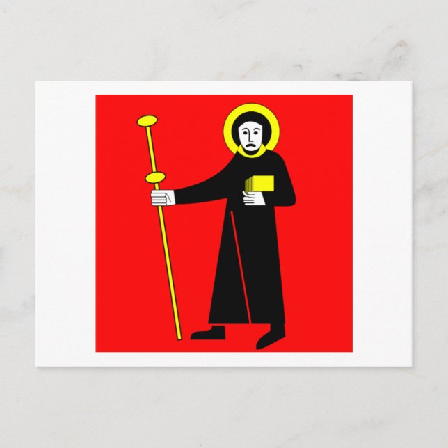 Cartão Postal Glarus Flag (Frente)