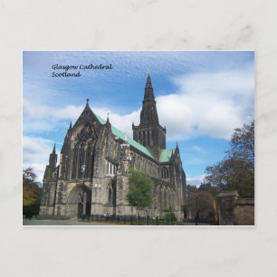 Cartão Postal GLASGOW CATHDRAL - Escócia