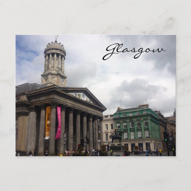 Cartão Postal glasgow de arte moderna galeria (Frente)