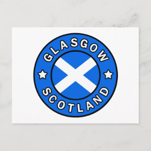 Cartão Postal Glasgow Escócia
