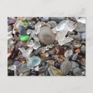 Cartão Postal Glass Beach- Fort Bragg, CA