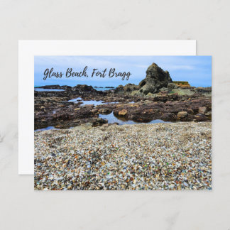 Cartão Postal Glass Beach Fort Bragg California