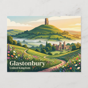 Cartão Postal Glastonbury Reino Unido