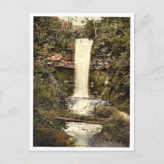 Cartão Postal Glencar Fall. Co. Sligo, Fotochro clássico da Irla