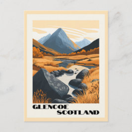 Cartão Postal Glencoe, Escócia - Terras Altas Escocesas Incrívei