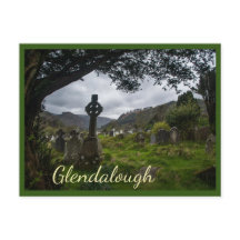 Glendalough (Cruz Celta) com texto