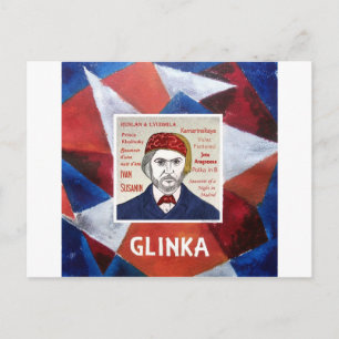 Cartão Postal Glinka