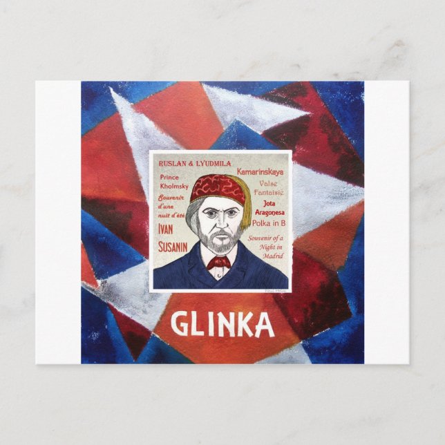 Cartão Postal Glinka (Frente)