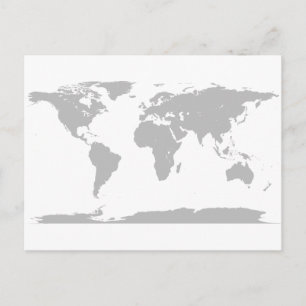 Cartão Postal globo cinza