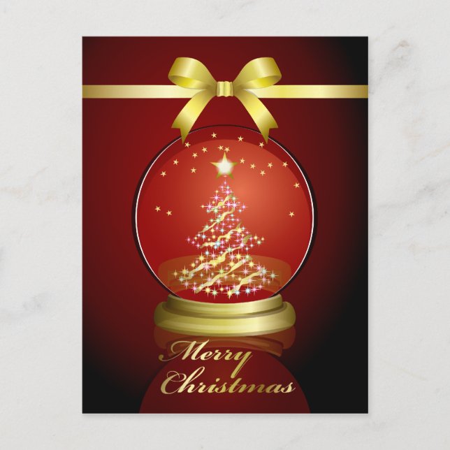 Cartão Postal Globo de Neve (Frente)