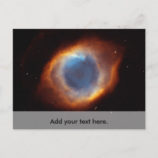Cartão Postal Glória Iridescente da Nebulosa Helix