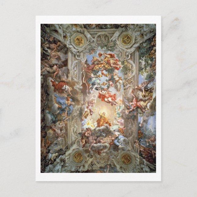 Cartão Postal Glorificação do reinado do Papa Urbano VIII (156 (Frente)