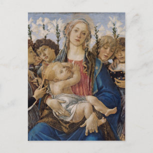 CARTÃO POSTAL GLORY TO JESUS AND MARY