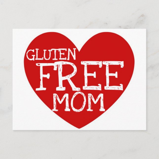 Cartão Postal Gluten Free Mãe (Frente)