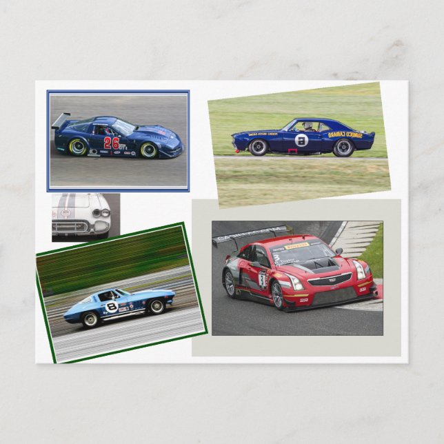 Cartão Postal GM Racing (Frente)