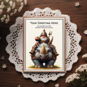 Cartão Postal Gnome de Qualquer Ocasião e Livro de Histórias do