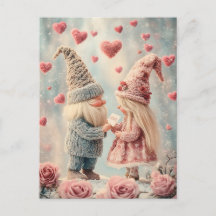 Gnome Romance: Casal Gnome do Dia de os namorados