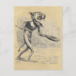 Cartão Postal Gnome Stirs, o Caldeirão