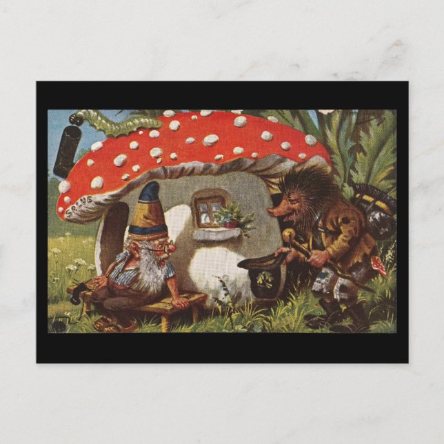 Cartão Postal Gnomos (Frente)