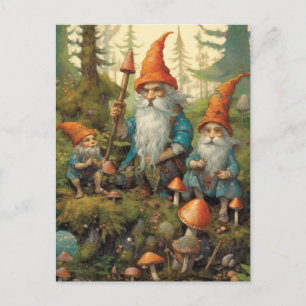 Cartão Postal Gnomos de Forrest