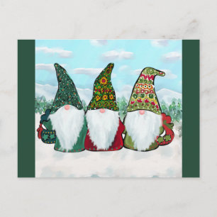 CARTÃO POSTAL GNOMOS IRLANDESES