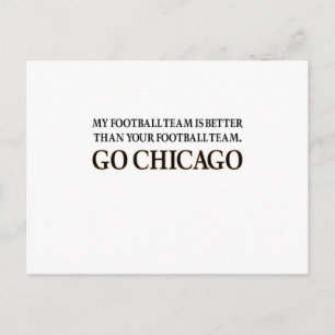 Cartão Postal GO CHICAGO (embaralhamento preto)