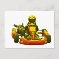 Go Kart Racer em Amarelo