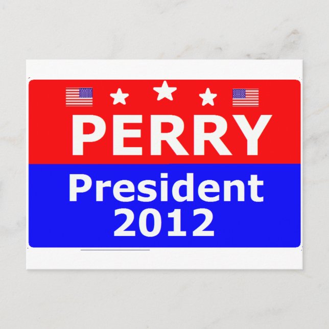 Cartão Postal Go Perry 2012 (Frente)
