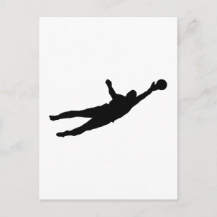 Cartão Postal Goalie Save