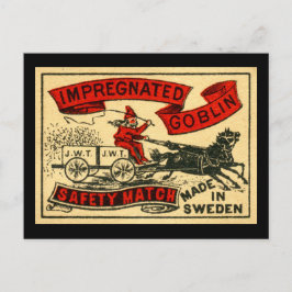 Cartão Postal Goblin está grávida